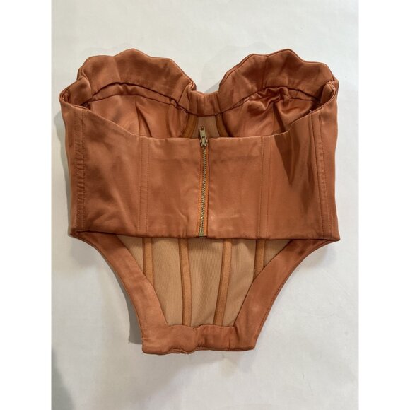 Camila Coelho Cassandra Corset in Peach - Picture 4 of 5